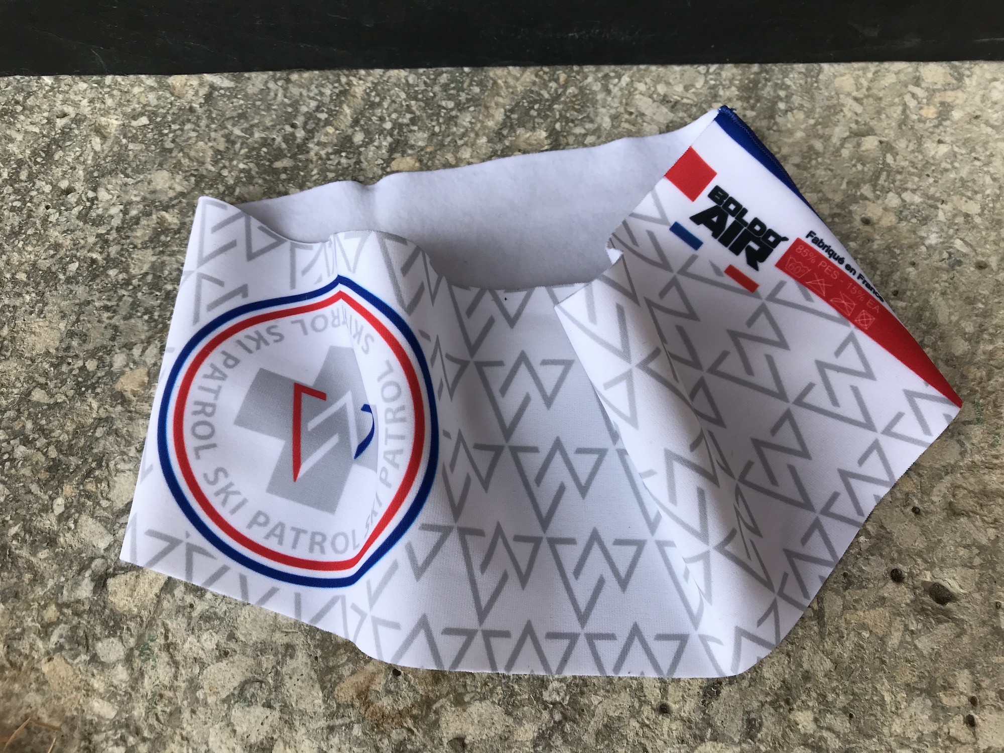 Bandeau pisteur Ménuires blanc