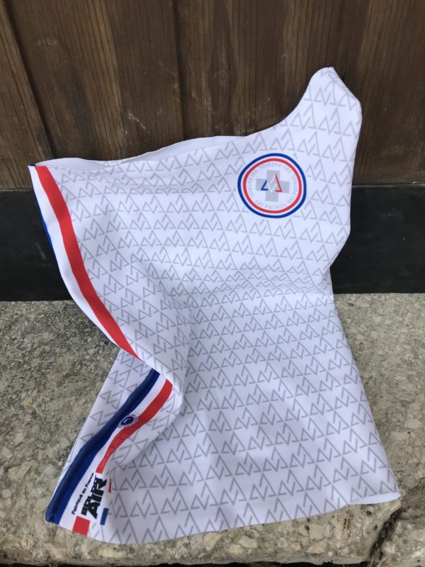 Cache cou pisteur Ménuires blanc
