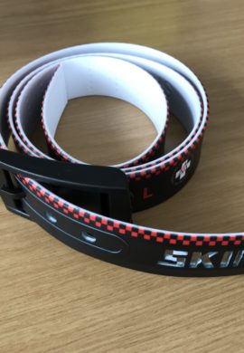 Ceinture pisteur Ménuires noire rouge