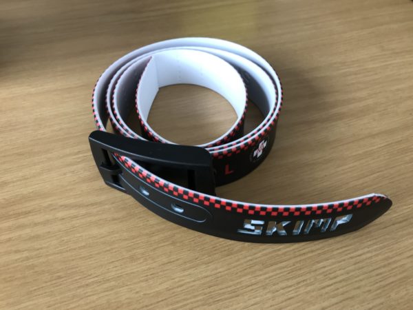 Ceinture pisteur Ménuires noire rouge